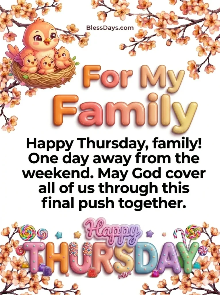 Thursday Blessings for Family