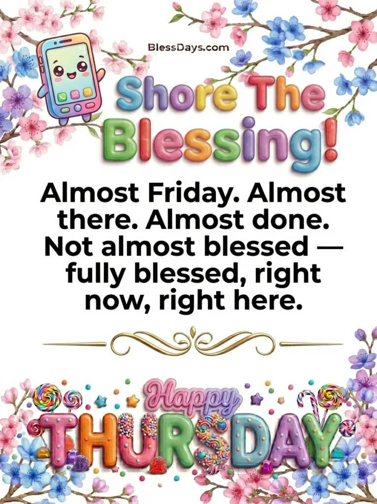 Thursday Blessings for Social Media and WhatsApp