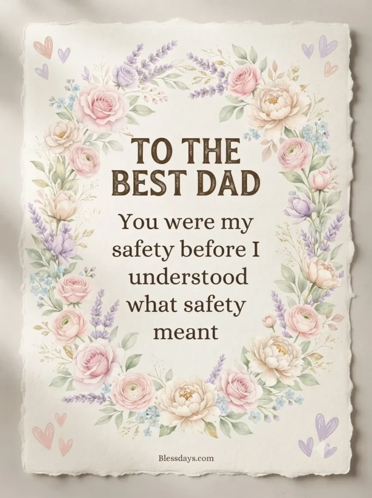 Blessings for Dad from His Children