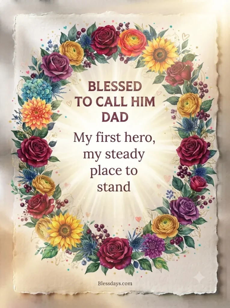 Blessings for Dad — Social Media and WhatsApp Captions