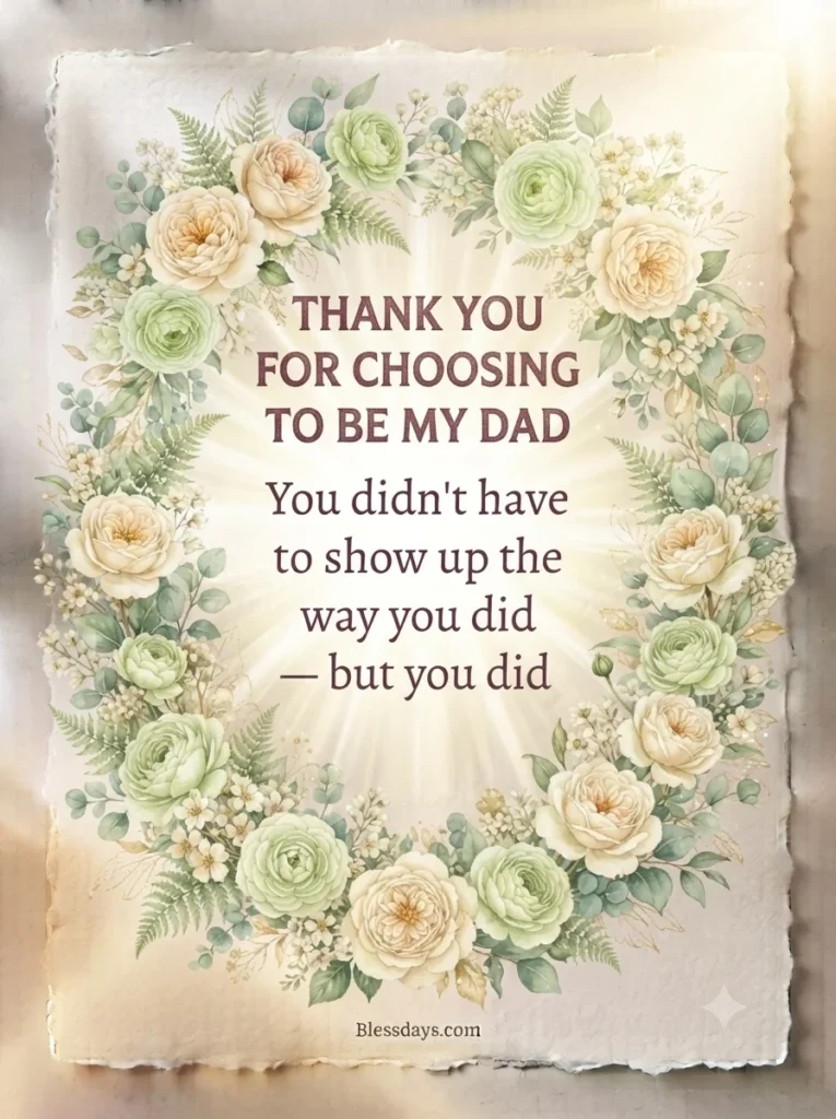 Blessings for a Stepdad or Father Figure