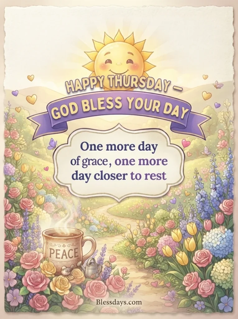 Closing Thursday Blessings