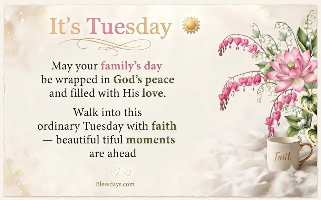 Tuesday Blessings for My Family