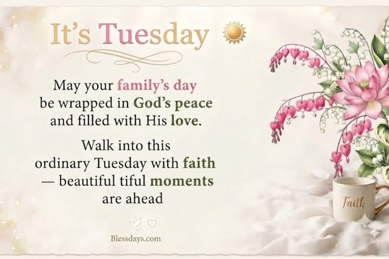 Tuesday Blessings for My Family