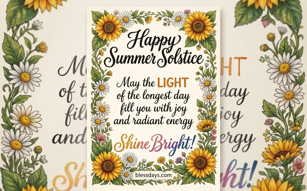 Summer Solstice Blessings