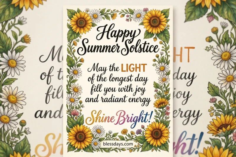 Summer Solstice Blessings