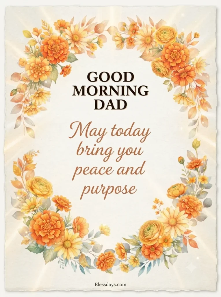 Good Morning Blessings for Dad