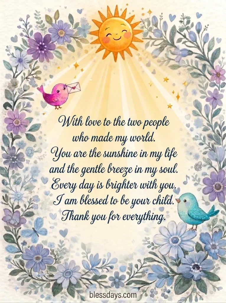 Good Morning Parents Day Wishes
