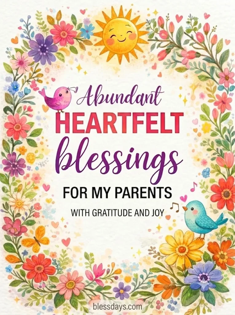 Heartfelt Parents Day Blessings