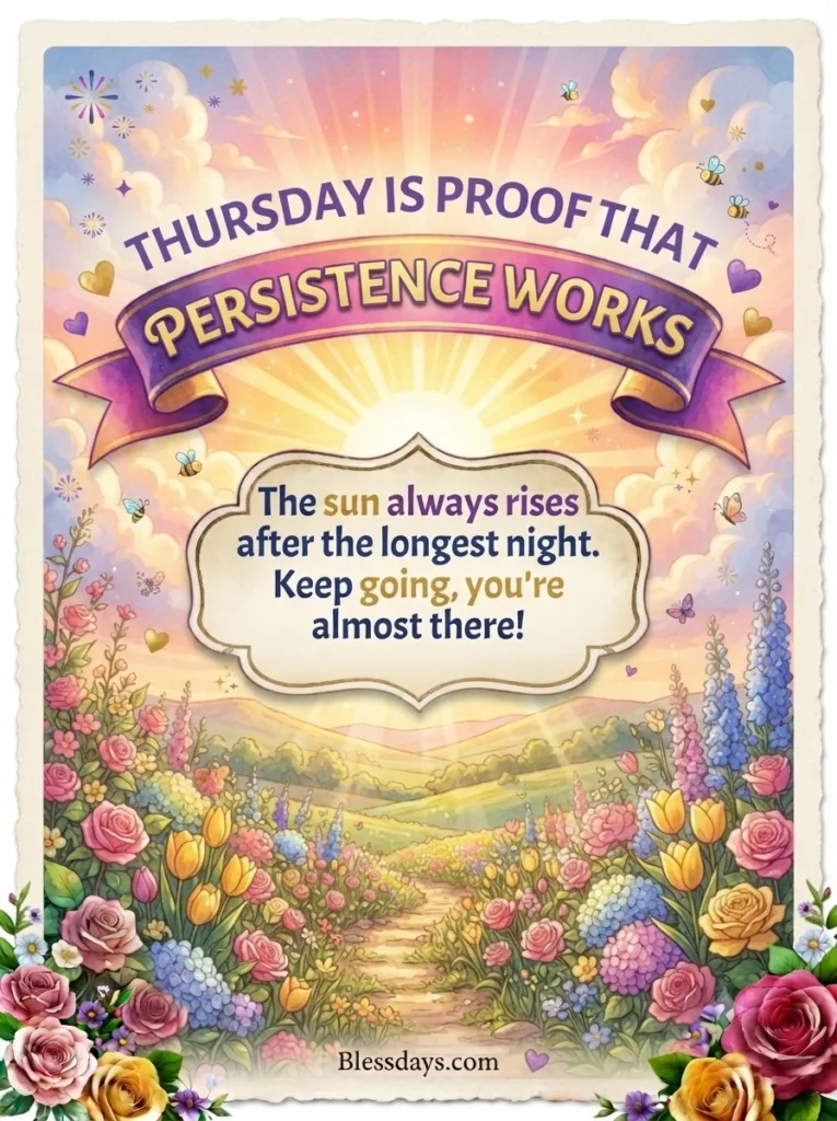 Inspirational Thursday Quotes and Blessings