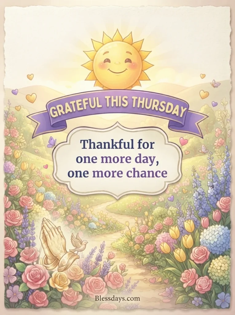 Thursday Gratitude Blessings