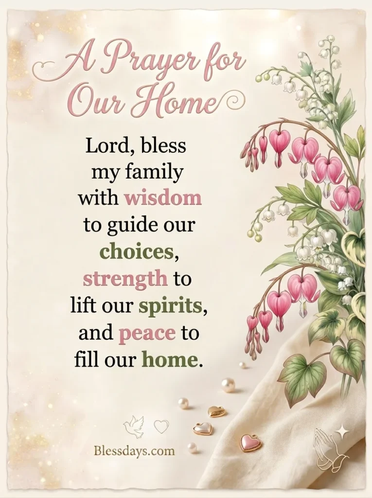 Tuesday Prayers and Bible-Based Blessings for My Family