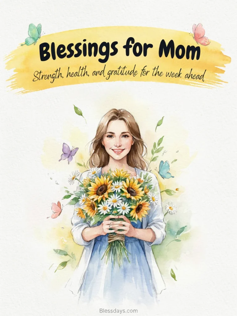 100+ Monday Blessings for My Mom — Complete Collection