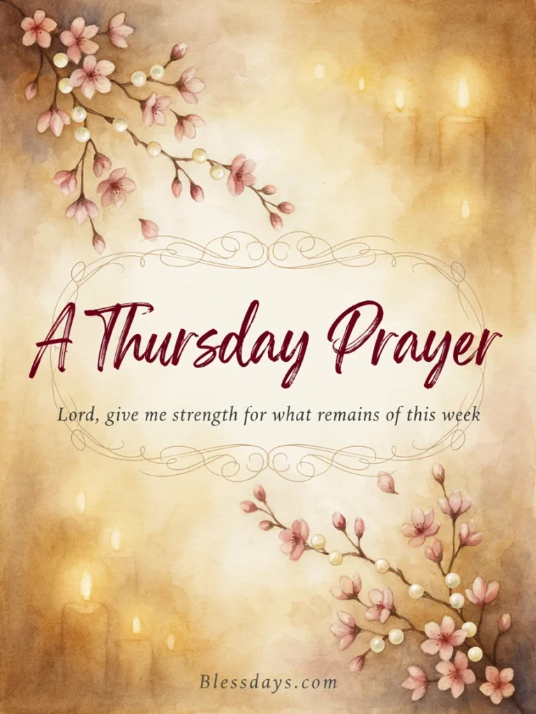 5. happy thursday prayers