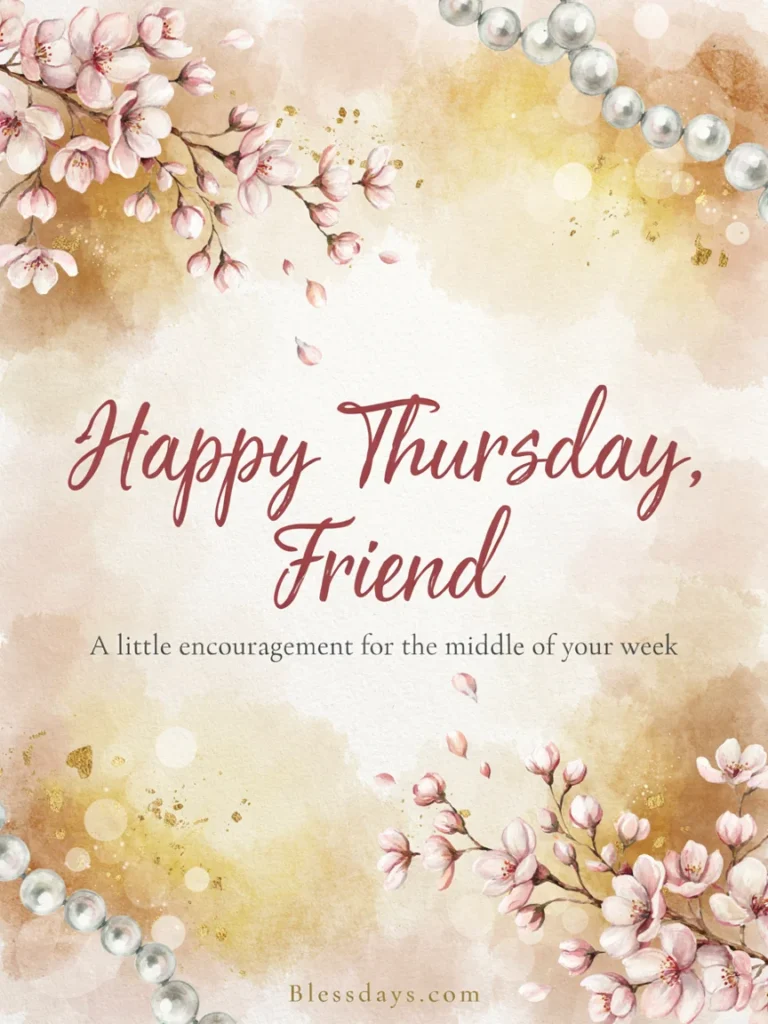 7. happy thursday blessings for friends