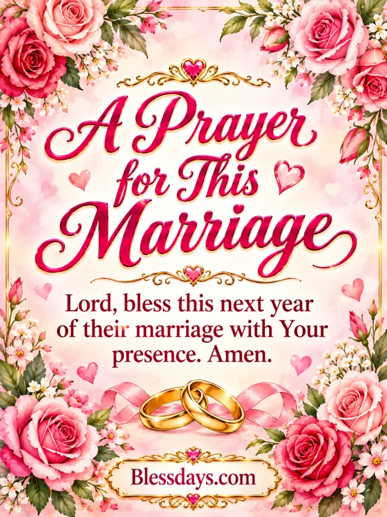 anniversary prayers for a couple