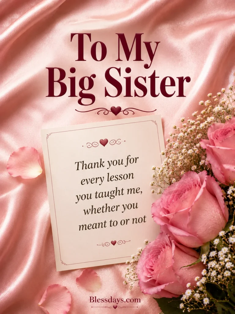 birthday blessings for my older sister