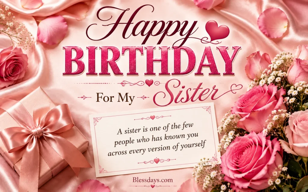 Birthday Blessings for My Sister