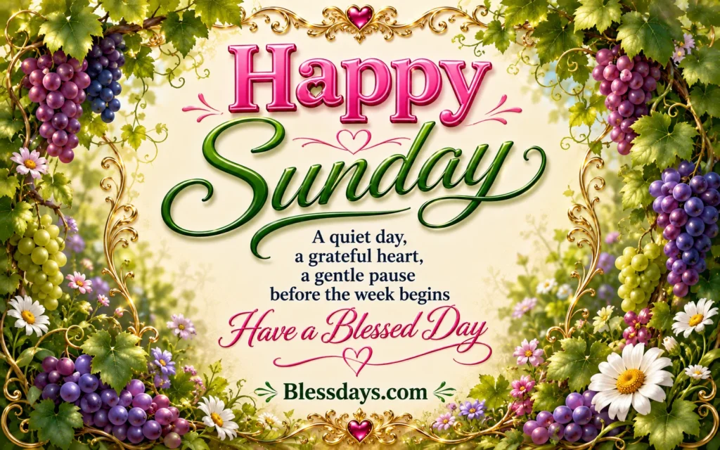 happy sunday blessings