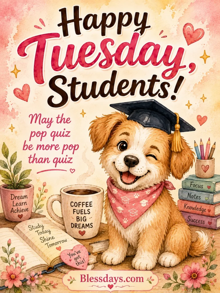 funny tuesday blessings for students