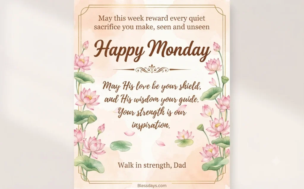 Monday Blessings for My Dad