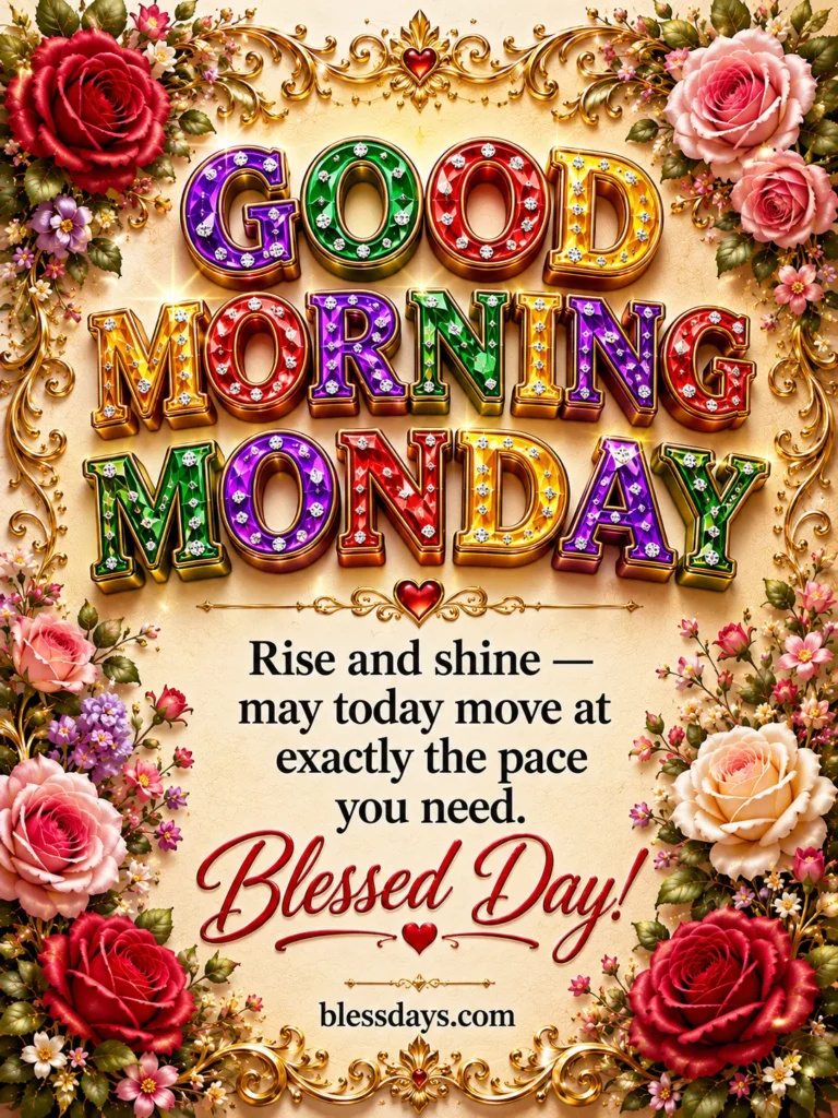 good morning monday blessings