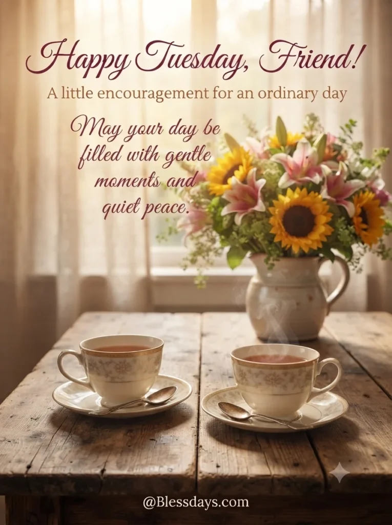 Happy Tuesday Blessings for Friends