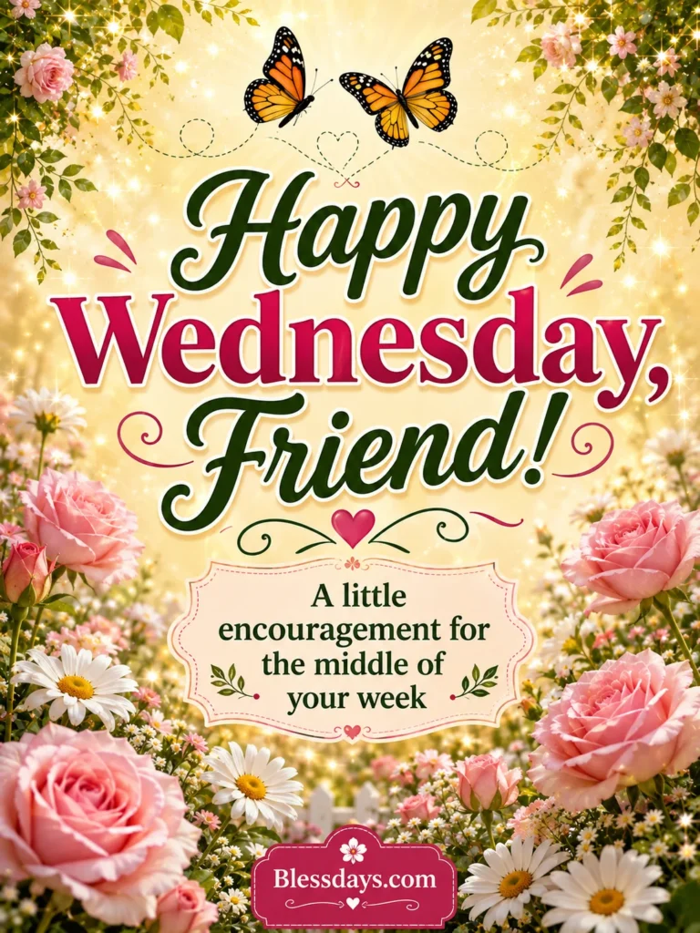 happy wednesday blessings for friends
