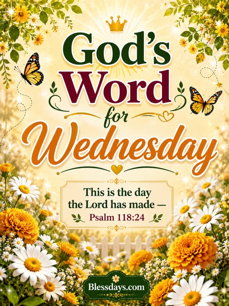 happy wednesday blessings with bible verses