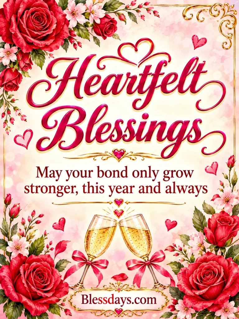 heartfelt happy anniversary blessings