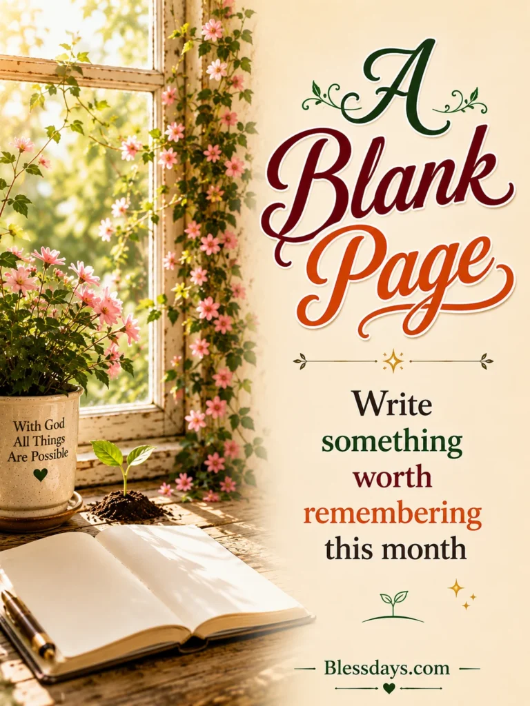 inspirational new month quotes and blessings