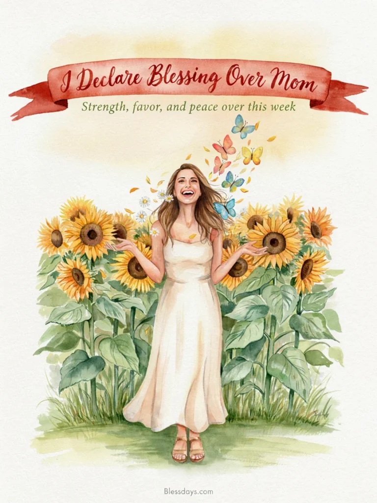 Monday Declarations and Closing Blessings for My Mom