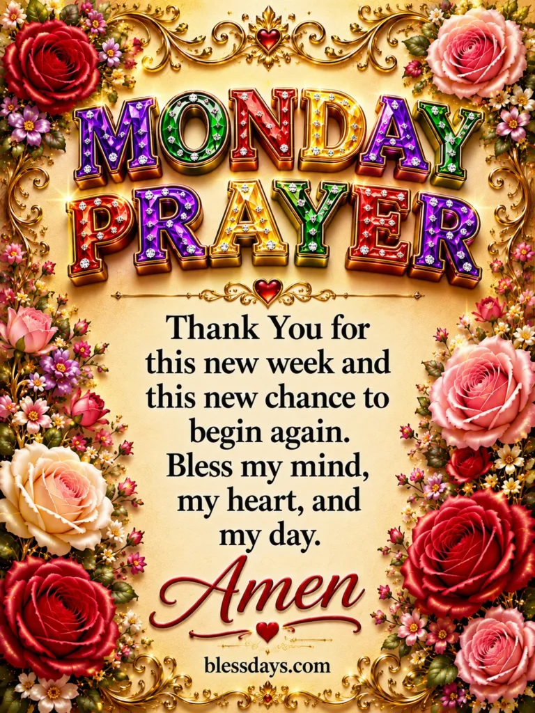 monday prayers and blessings