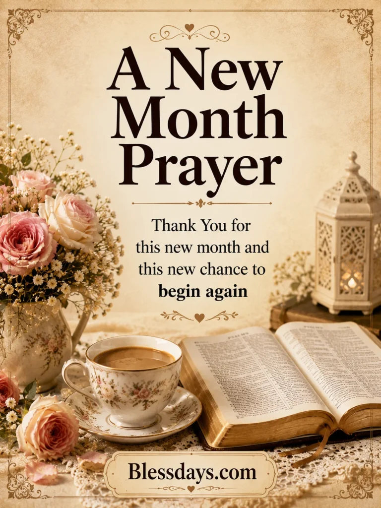 new month prayers and blessings
