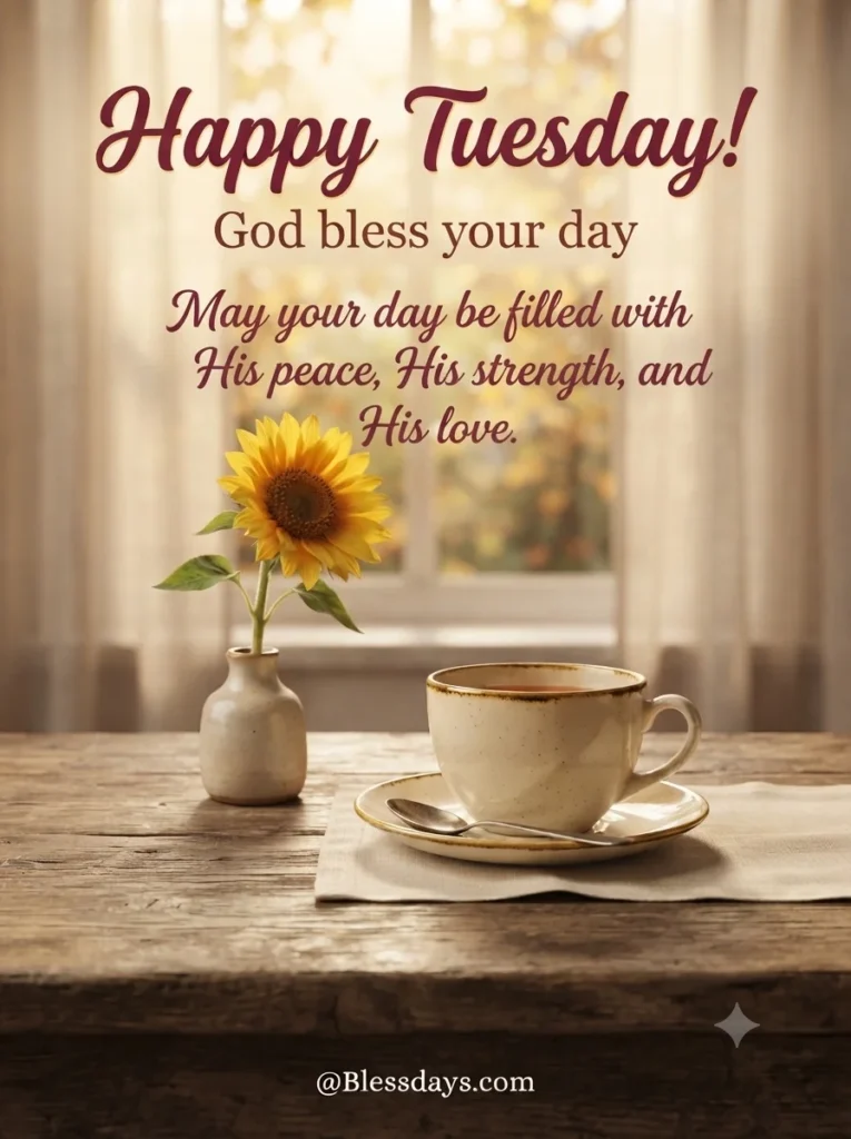 Short Happy Tuesday Blessings