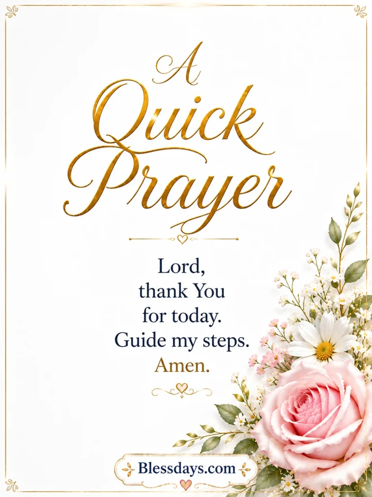 short tuesday prayers