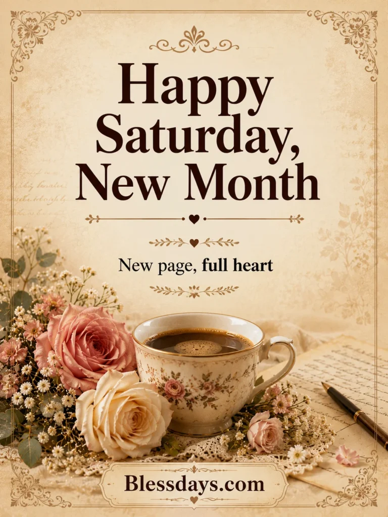 short and sweet saturday and new month messages