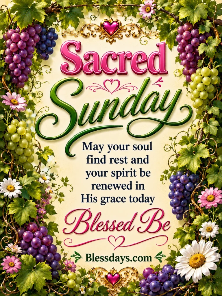 spiritual and sacred sunday blessings