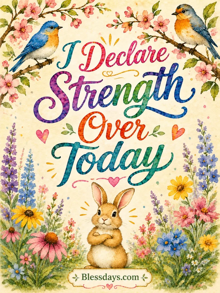 tuesday encouragement declarations
