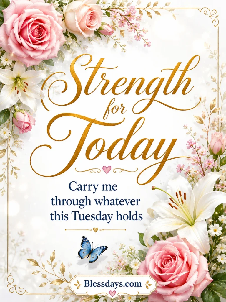 tuesday prayer for strength