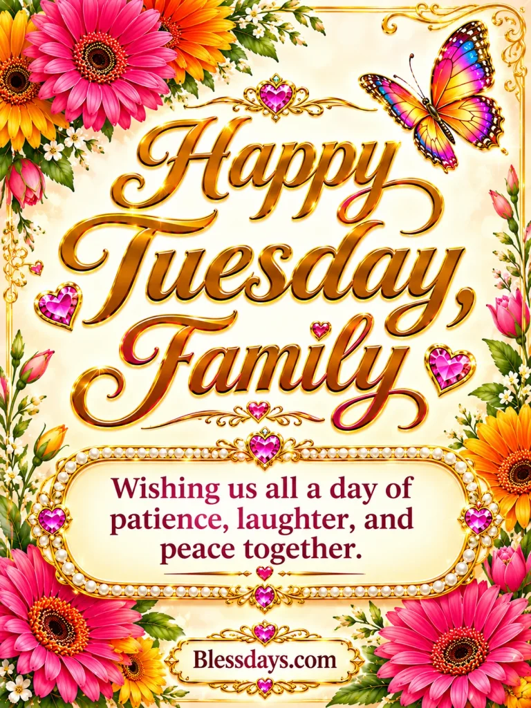 tuesday wishes for family