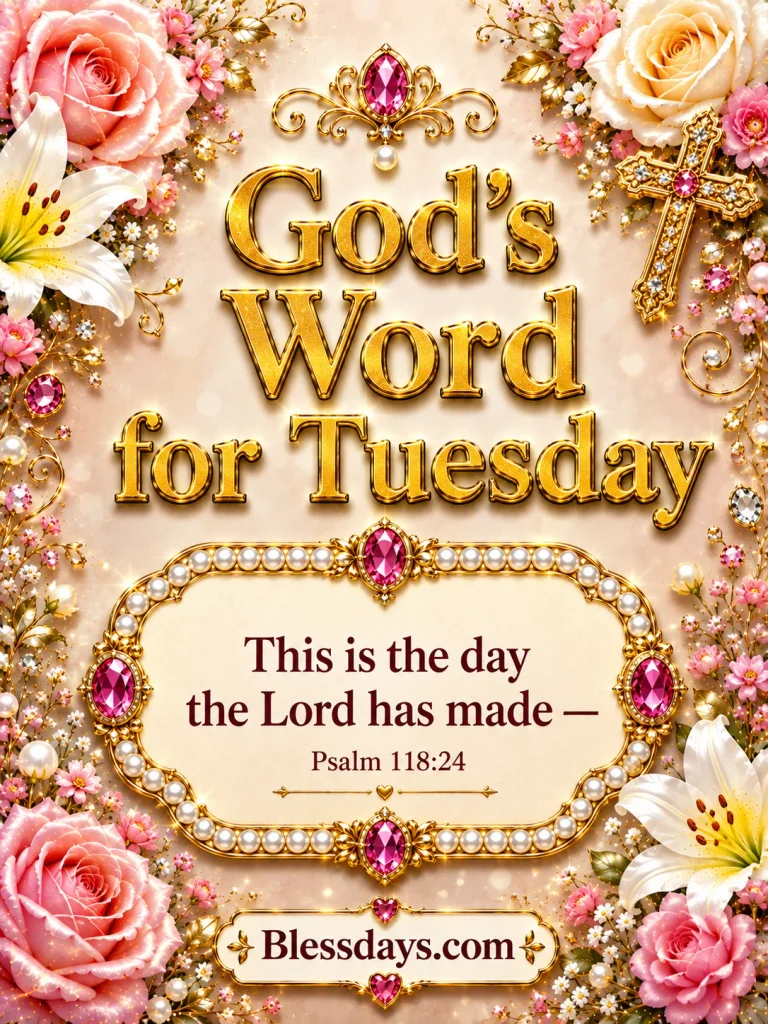 tuesday wishes with bible verses