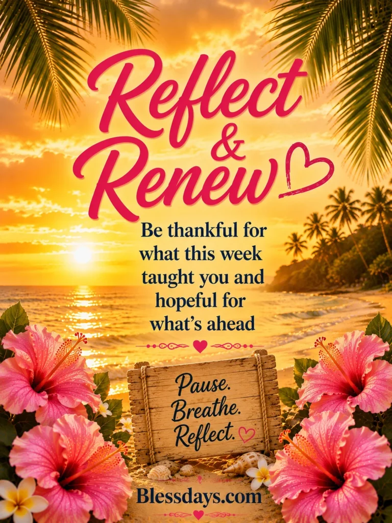weekend gratitude wishes for reflection and renewal
