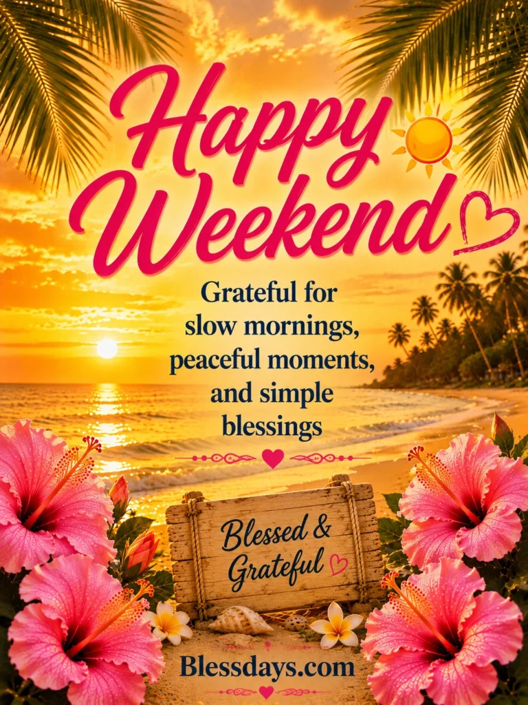 weekend gratitude wishes for social media