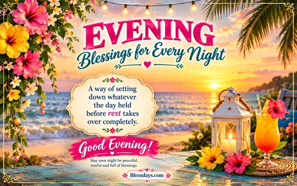 evening blessings