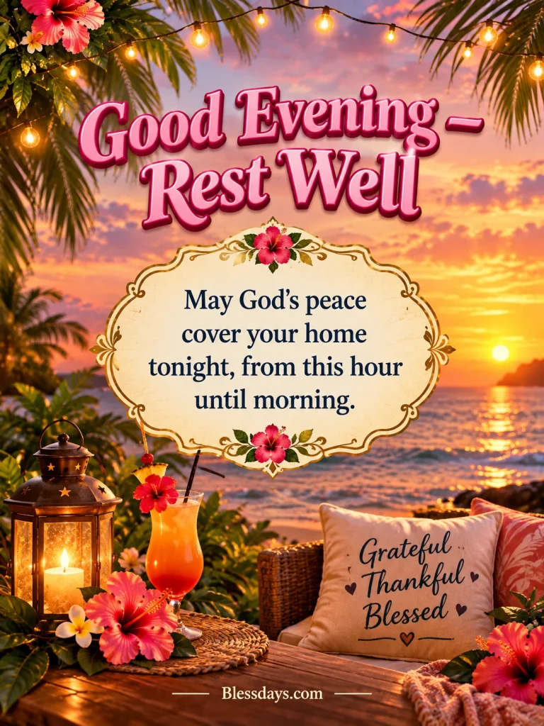 closing evening blessings