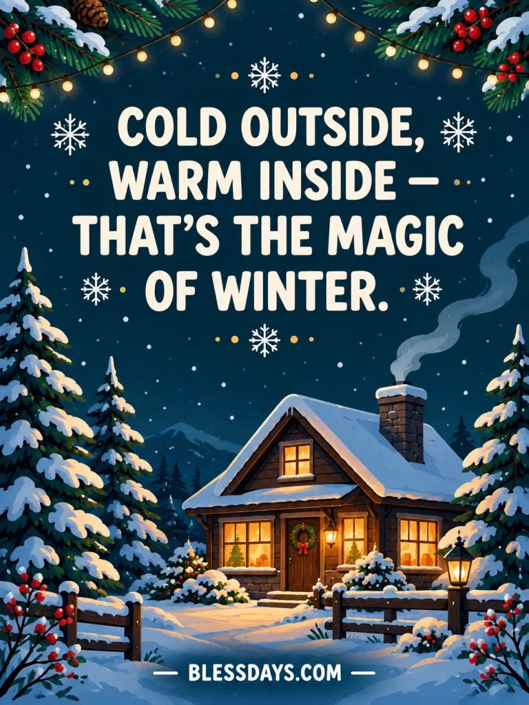 cozy winter quotes