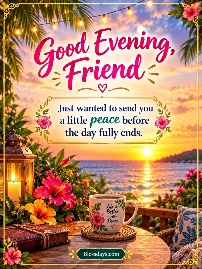 evening blessings for friends