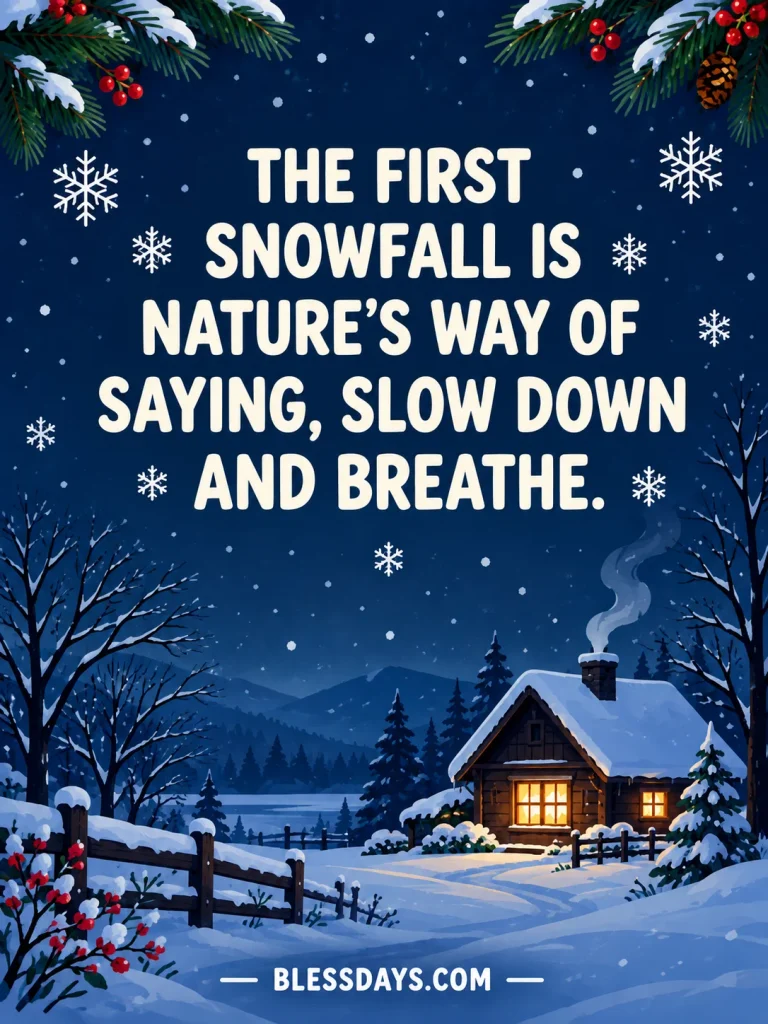 first snow quotes