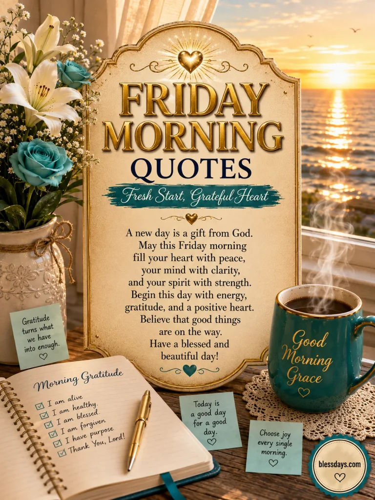 90+ Friday Quotes, Blessings and Prayers to Celebrate the Weekend Ahead friday morning quotes